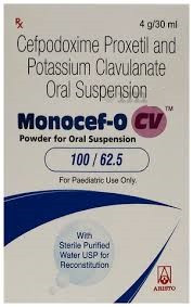 MONOCEF-O CV 100 SYP