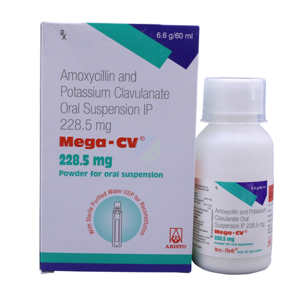 MEGA CV D.S 228.5MG SYP